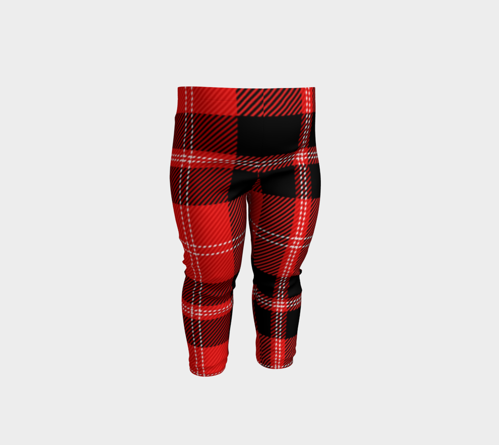 Christmas Plaid Baby Leggings