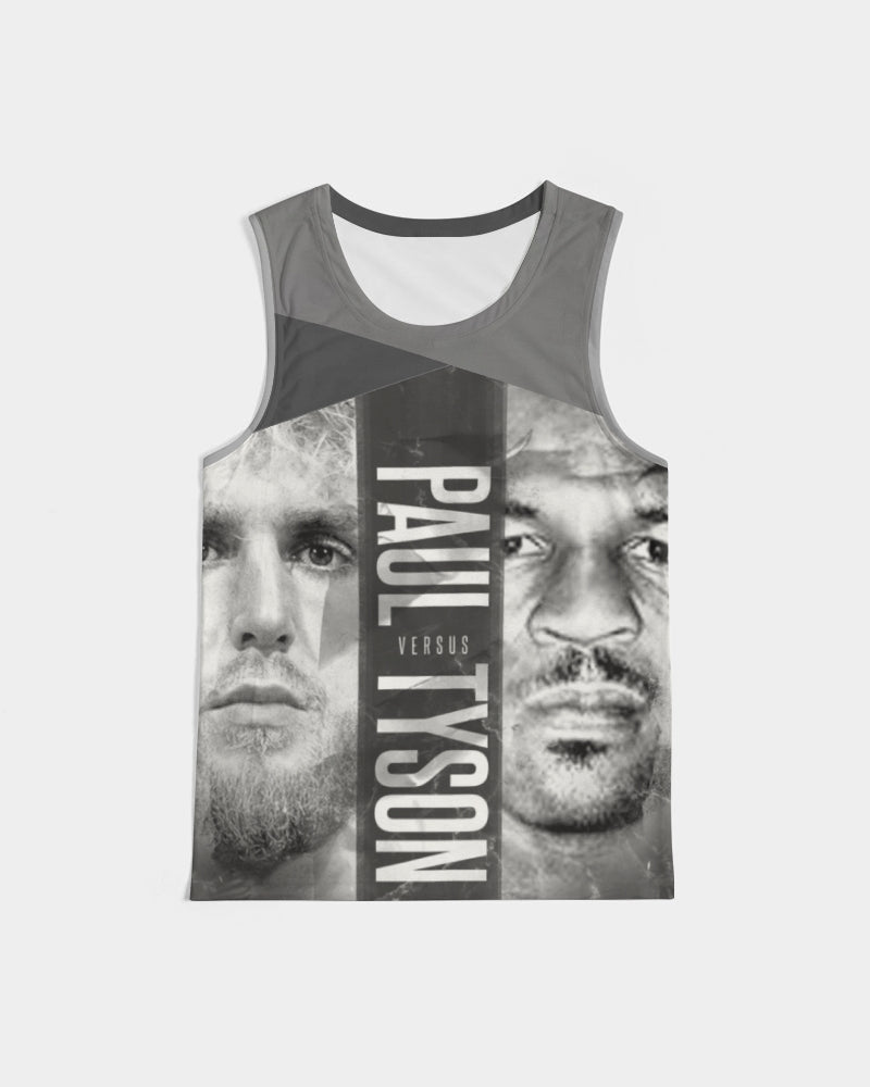 Paul Tyson Black and White Men's Sport Tank