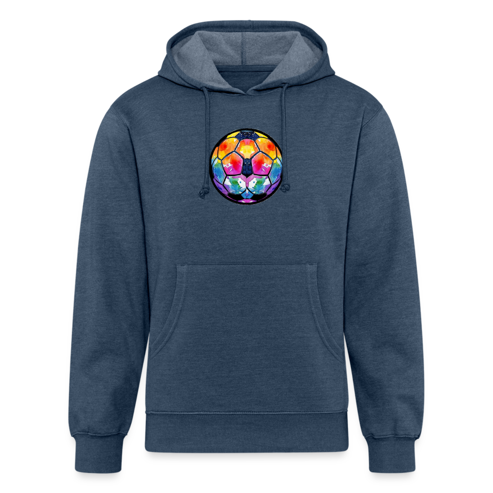 Unisex Organic Hoodie - heather navy