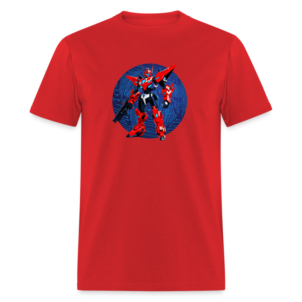 Red Transformer Unisex Tee Shirt - red