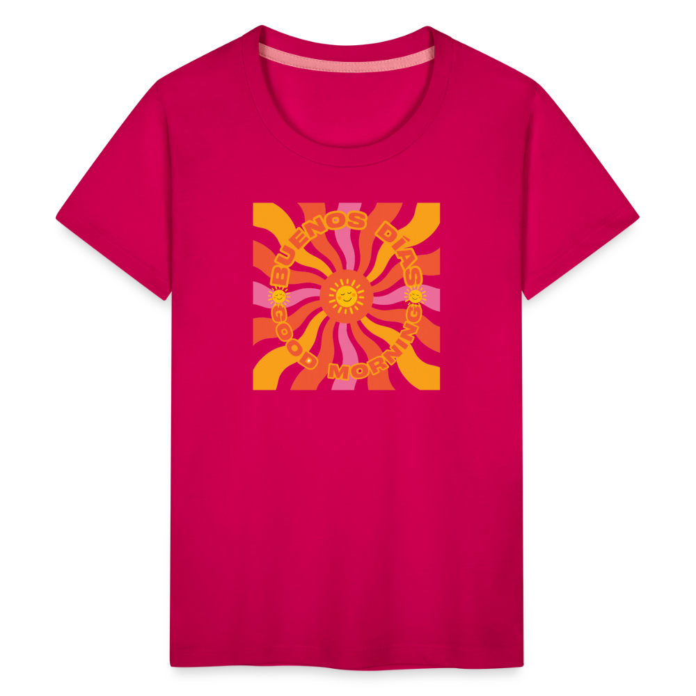 Buenos Dias Kids' Premium T-Shirt - dark pink