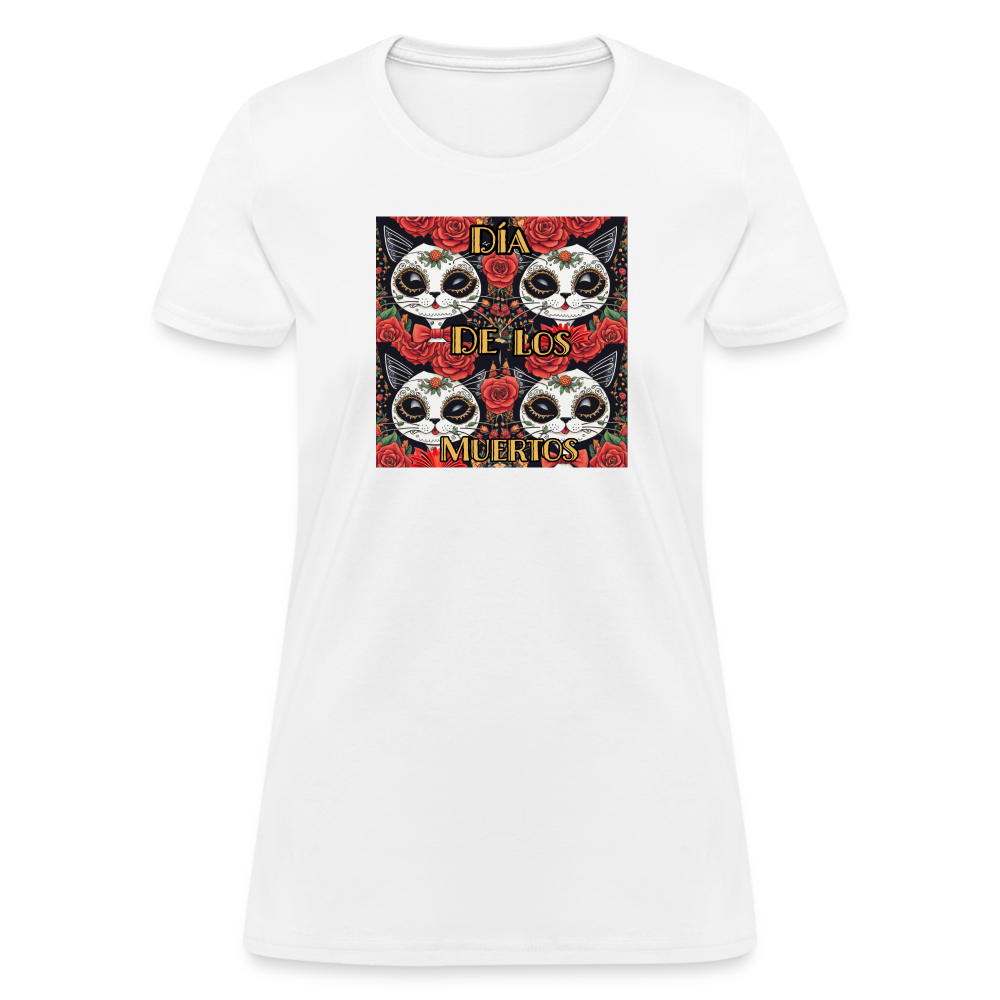 Dia de los Muertos Women's Tee Shirt - white