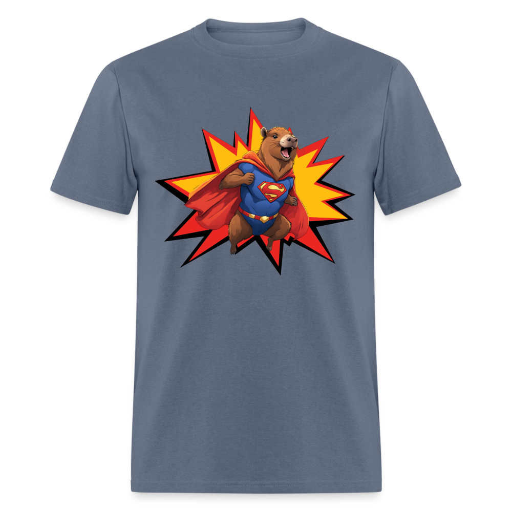 Super Capibara Unisex Classic T-Shirt - denim