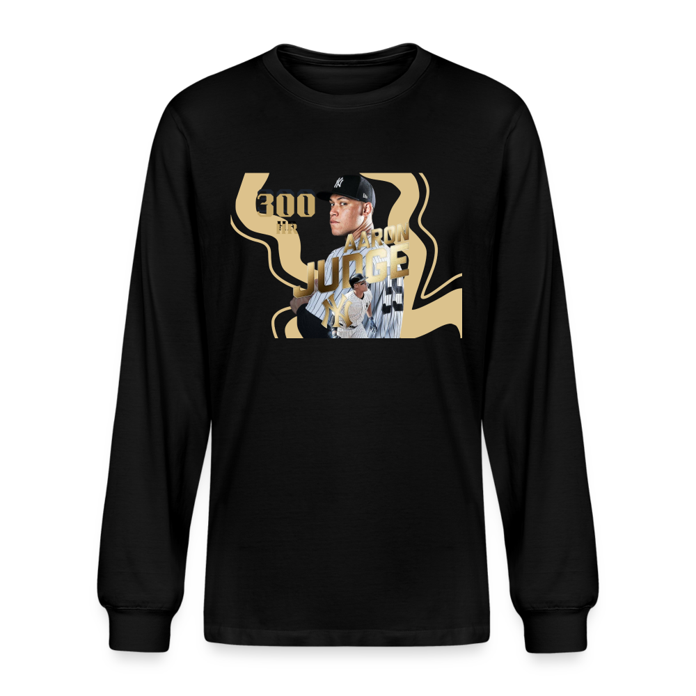 Aaron Judge in Gold Unisex Organic Long Sleeve T-Shirt - black