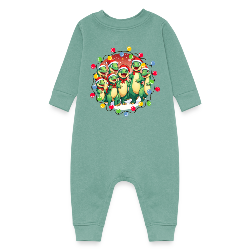 Baby Fleece One Piece - saltwater