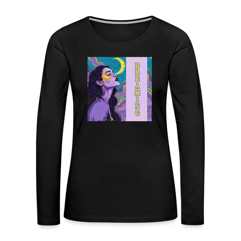 Women's Premium Long Sleeve T-Shirt - black