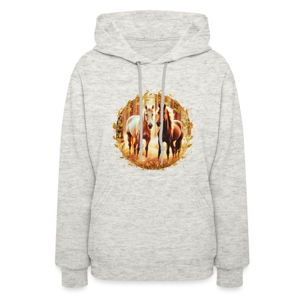 Women's Hoodie - heather oatmeal