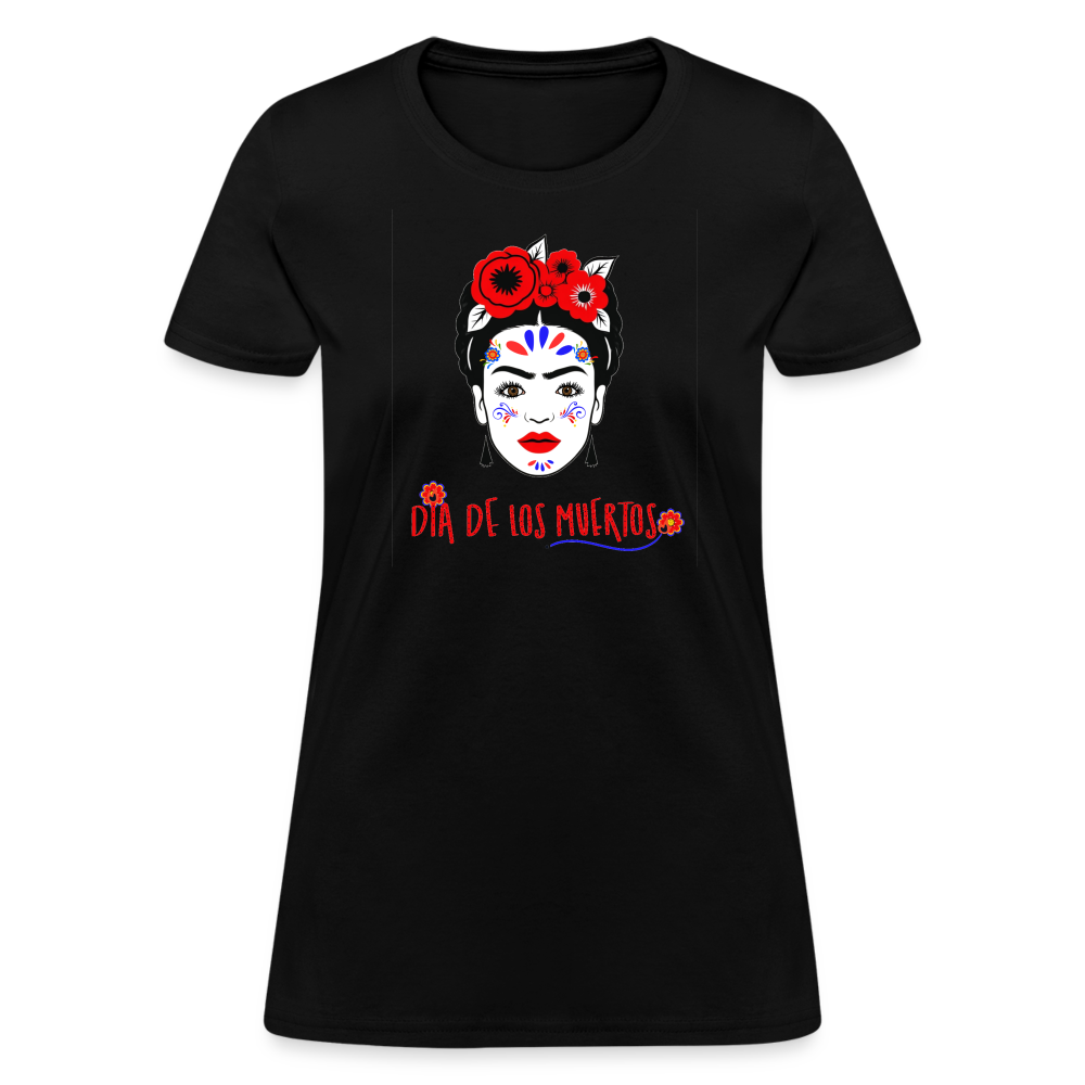 Frida Dia De los Muertos Tee Shirt - black