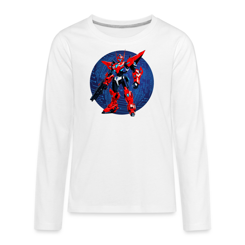 Kids' Premium Long Sleeve T-Shirt - white