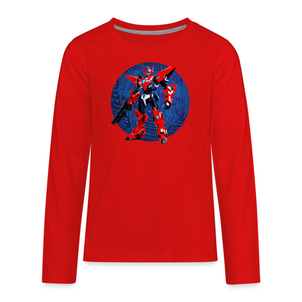 Kids' Premium Long Sleeve T-Shirt - red