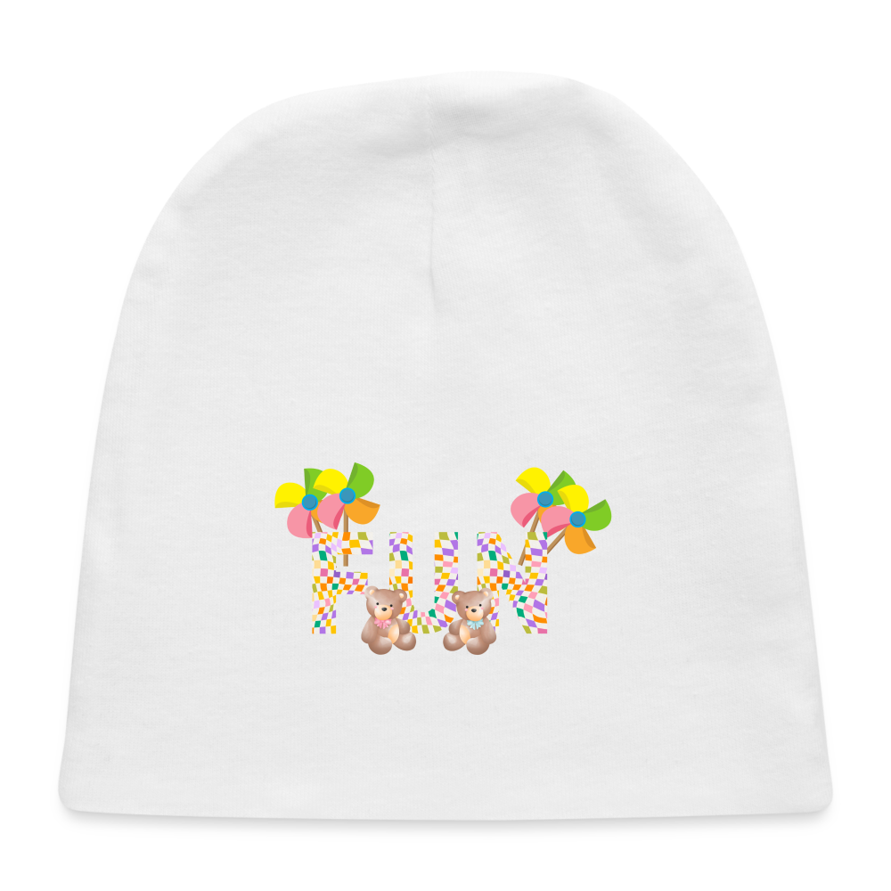 Fun Baby Cap - white