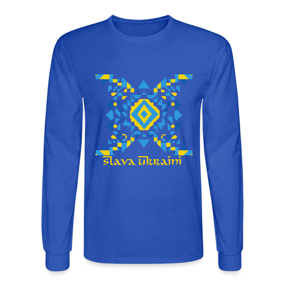 Men's Long Sleeve T-Shirt - royal blue