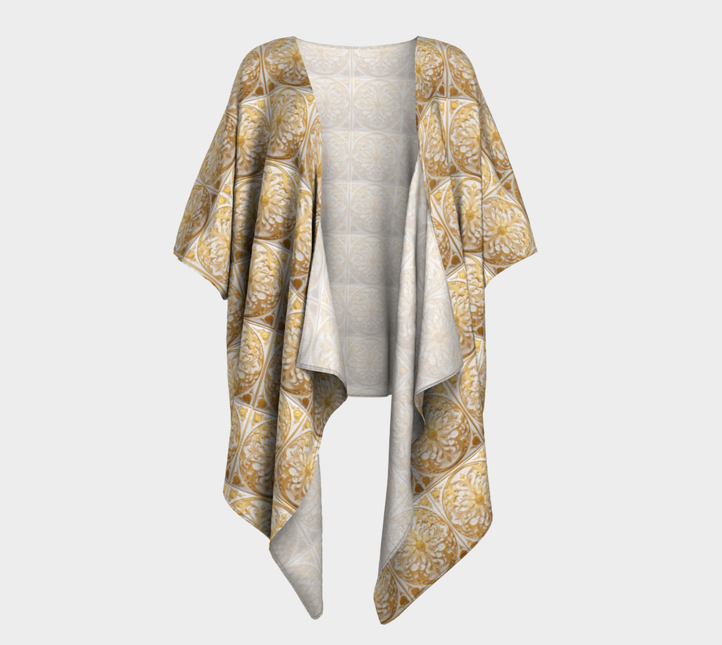 Gold Coin Draped Kimono