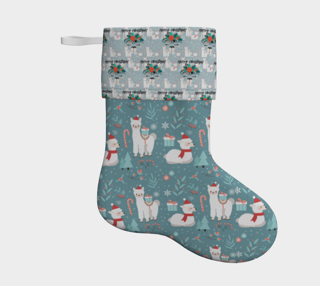 Holiday LLama Stocking