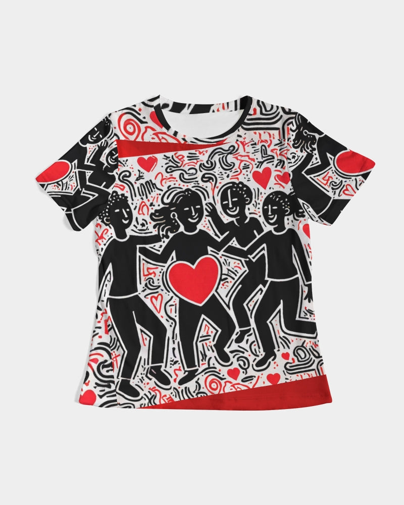 Keith Haring Design Style Women's Tee Shirt