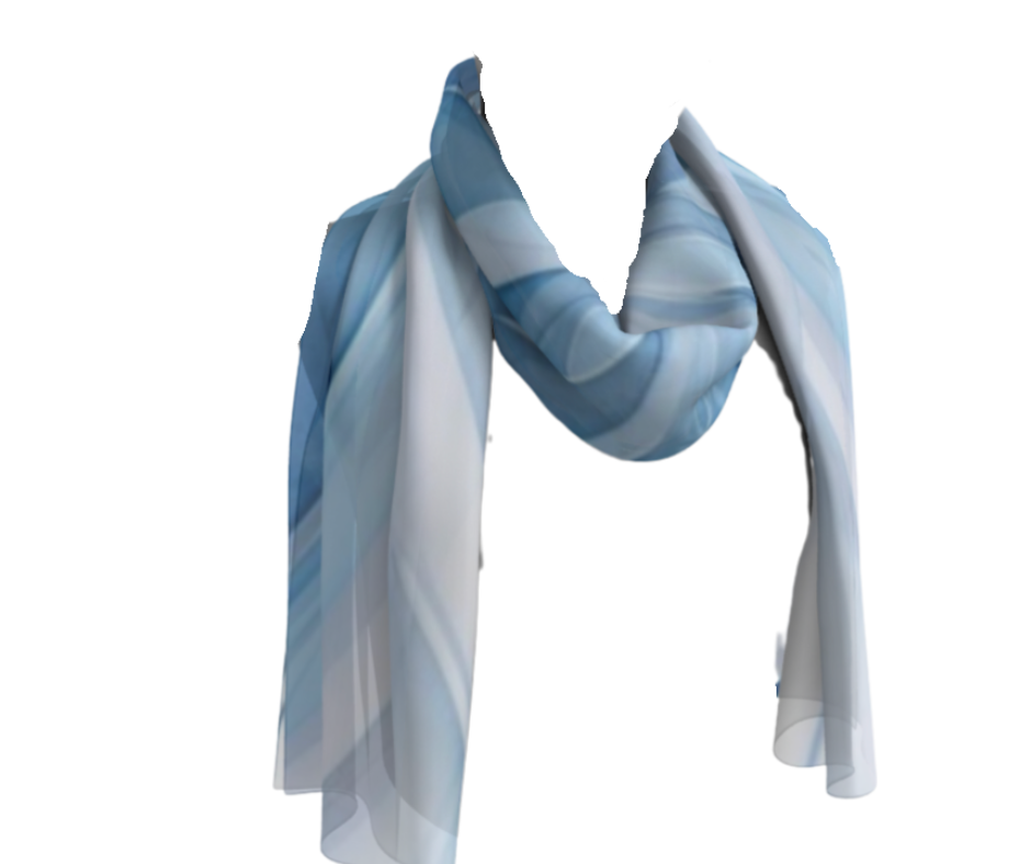 Blue Sky Long Scarf