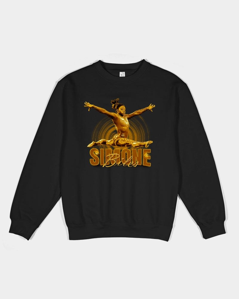 Simone in Gold Unisex Sweatshirt