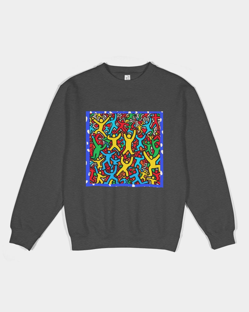 Keith Haring Style Original Design Unisex Premium Crewneck Sweatshirt