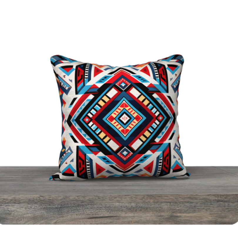 Navajo Style Design 18" x 18"  pillow