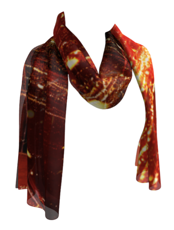 Merlot Color Long Scarf