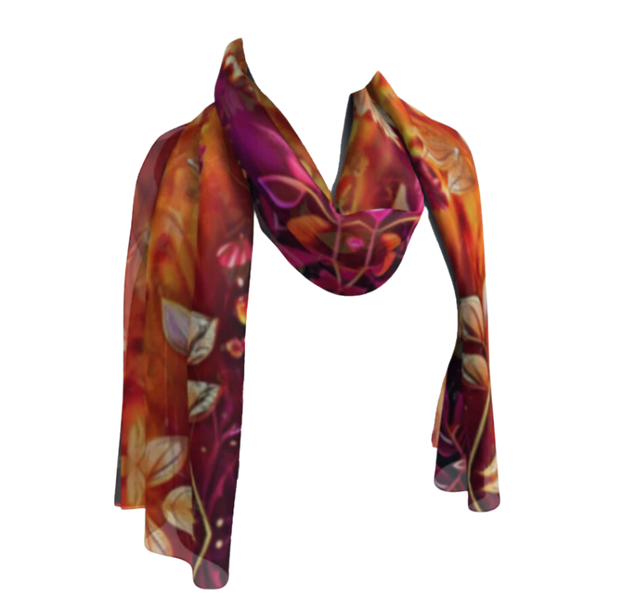 Orange Delight Long Scarf