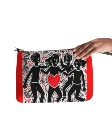 Keith Haring Design Style Daily Zip Pouch