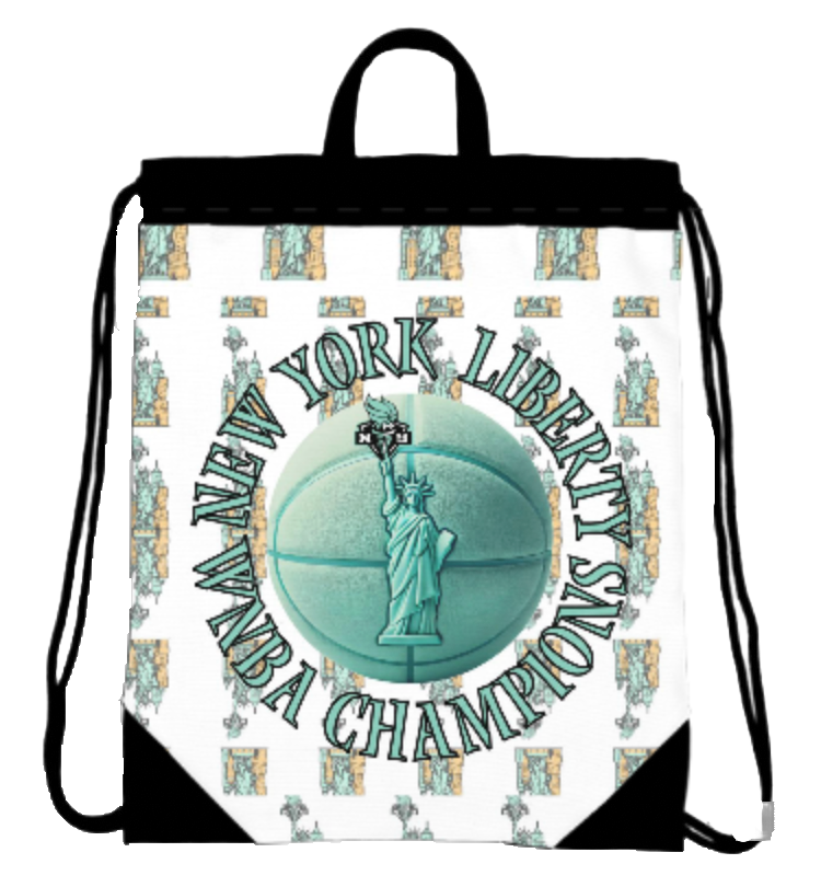 New York Liberty WNBA Champions Drawstring Bag