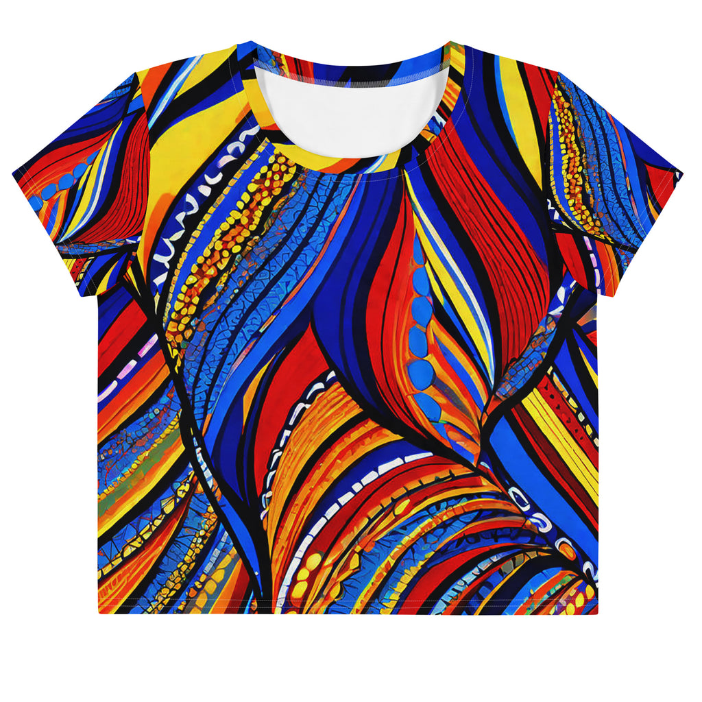 Stylish Swirls Crop Tee