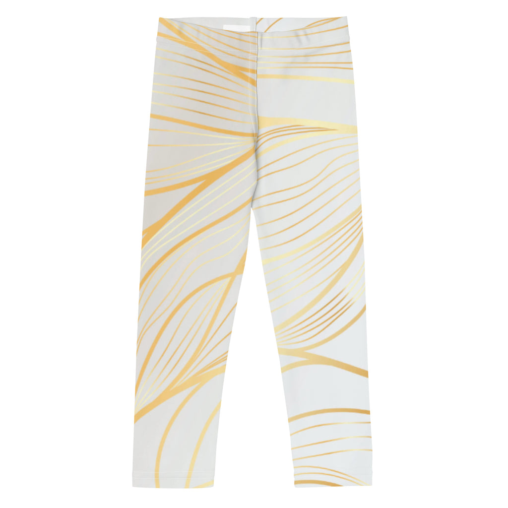 Kid's Gold Swirl Leggings