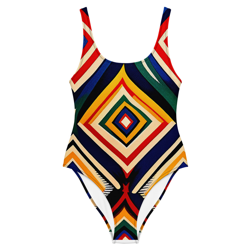 God's Eye Design One-Piece Swimsuit