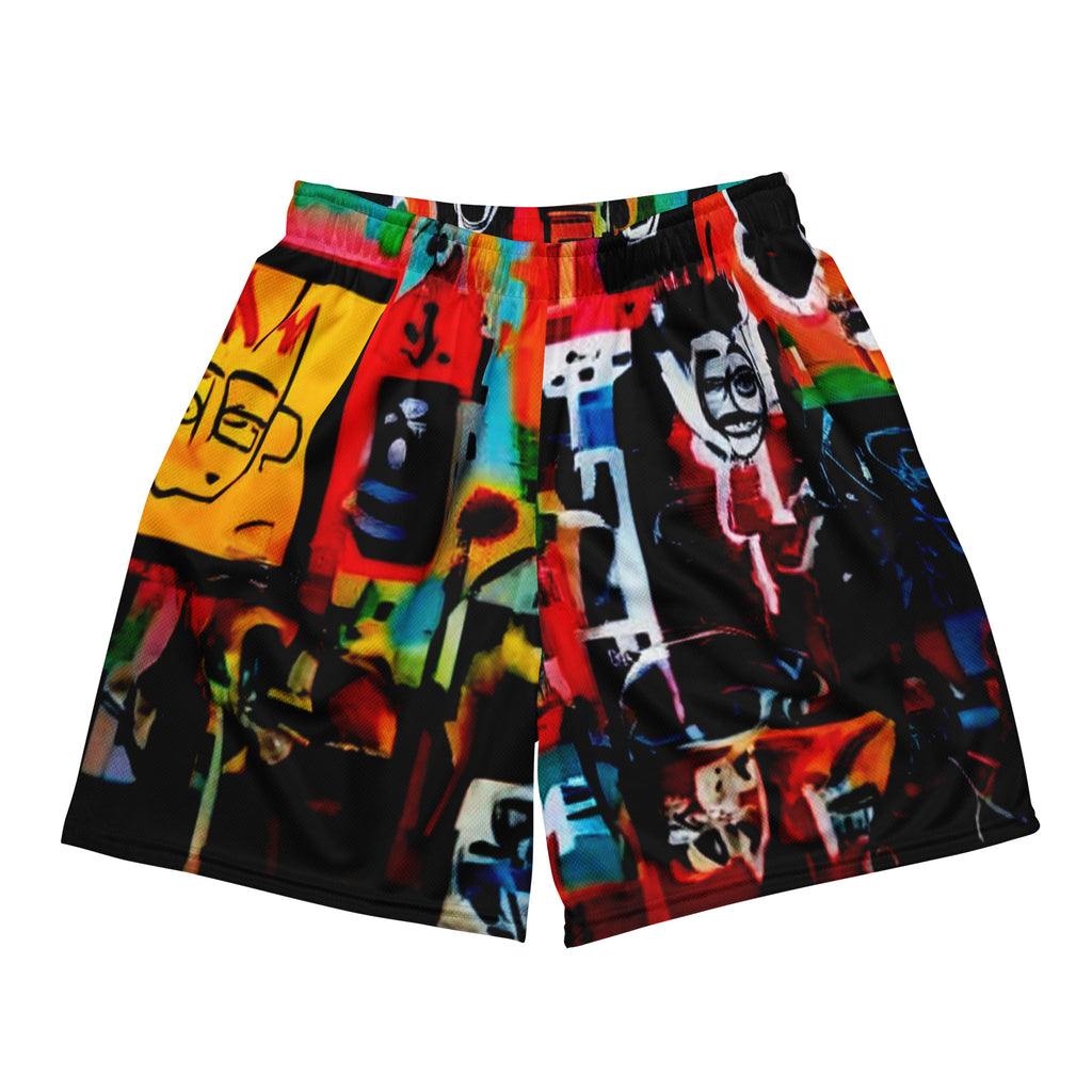 Graffiti Unisex Mesh Shorts