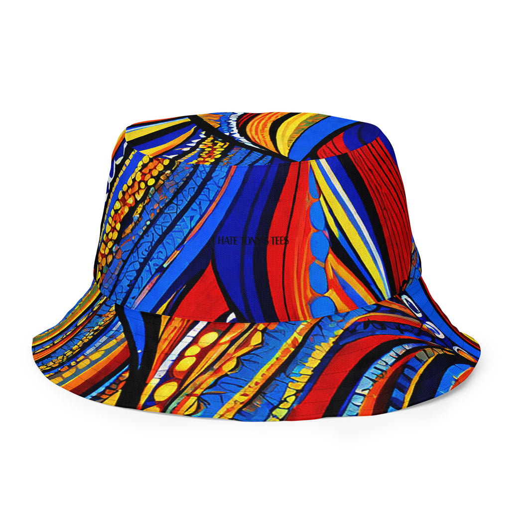 Color Lines Reversible Bucket Hat