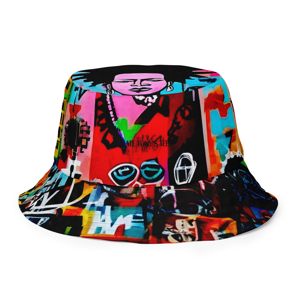 Graffiti Reversible Bucket Hat