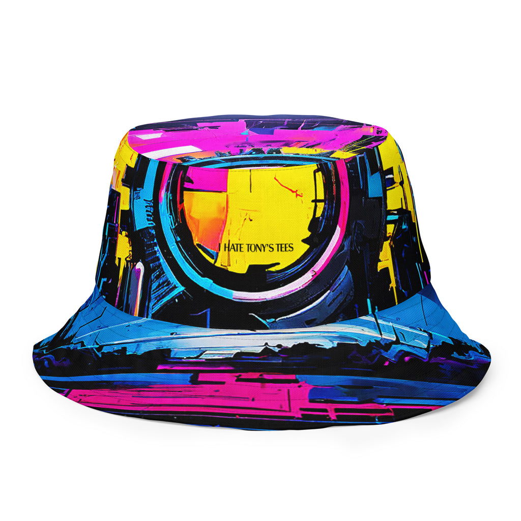 Futuristic City Reversible Bucket Hat