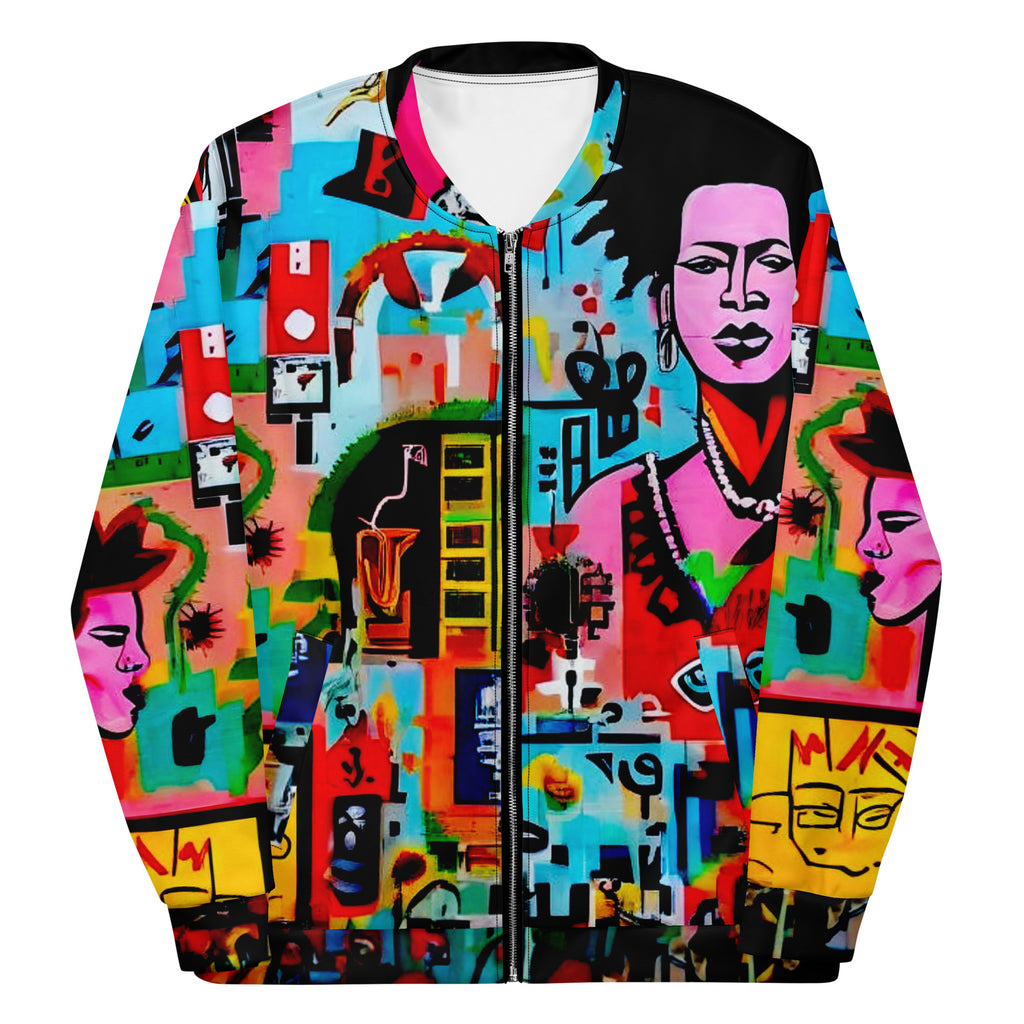 Graffiti Unisex Bomber Jacket