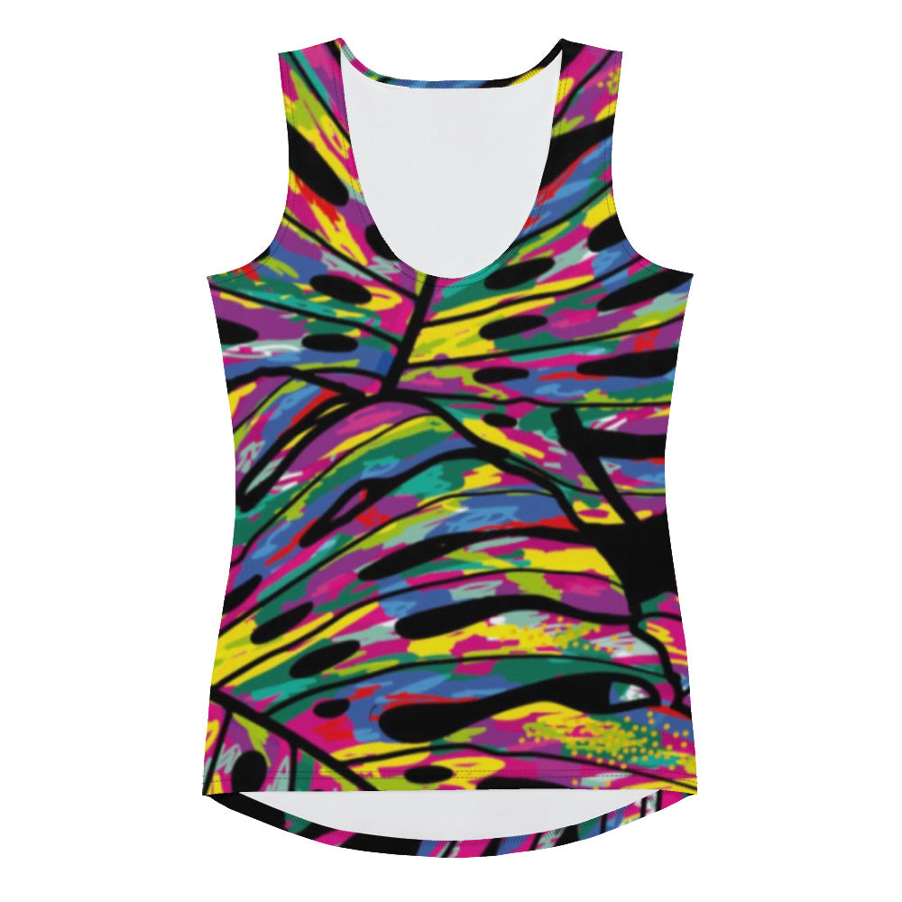 Lustrous Leaves Tank Top