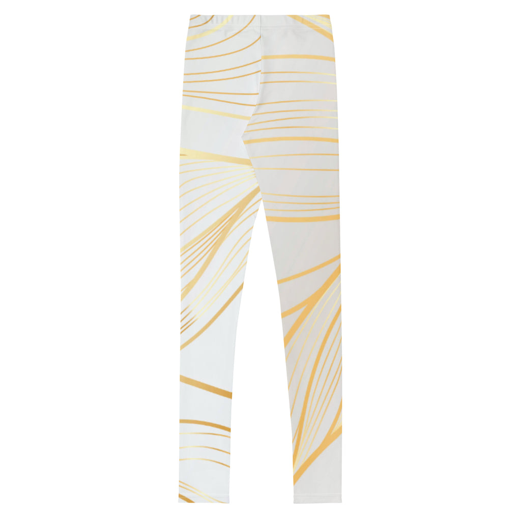 Youth Gold Swirl Leggings