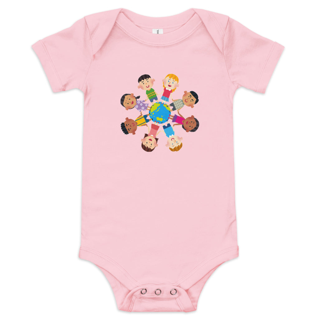 Friends Together Baby Onesie