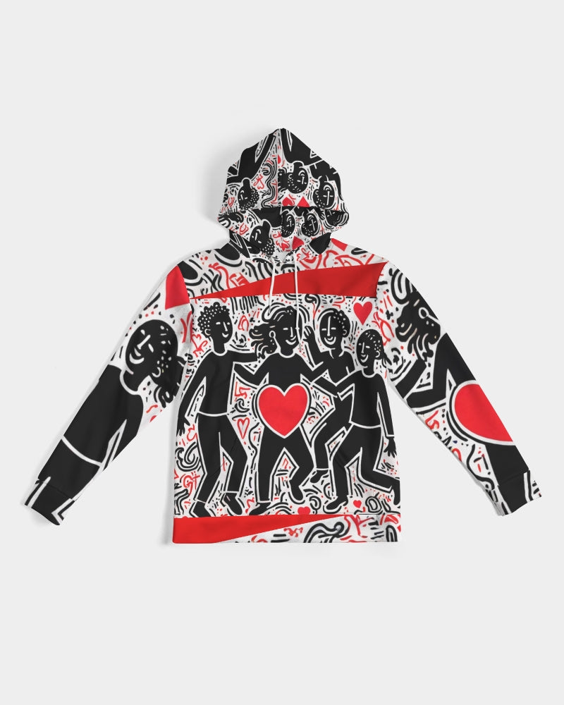 Keith Haring Hearts Men's Hoodie