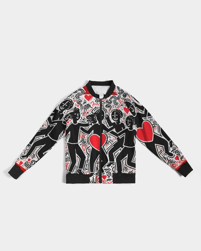 Keith Haring Style Women's Bomber Jacket