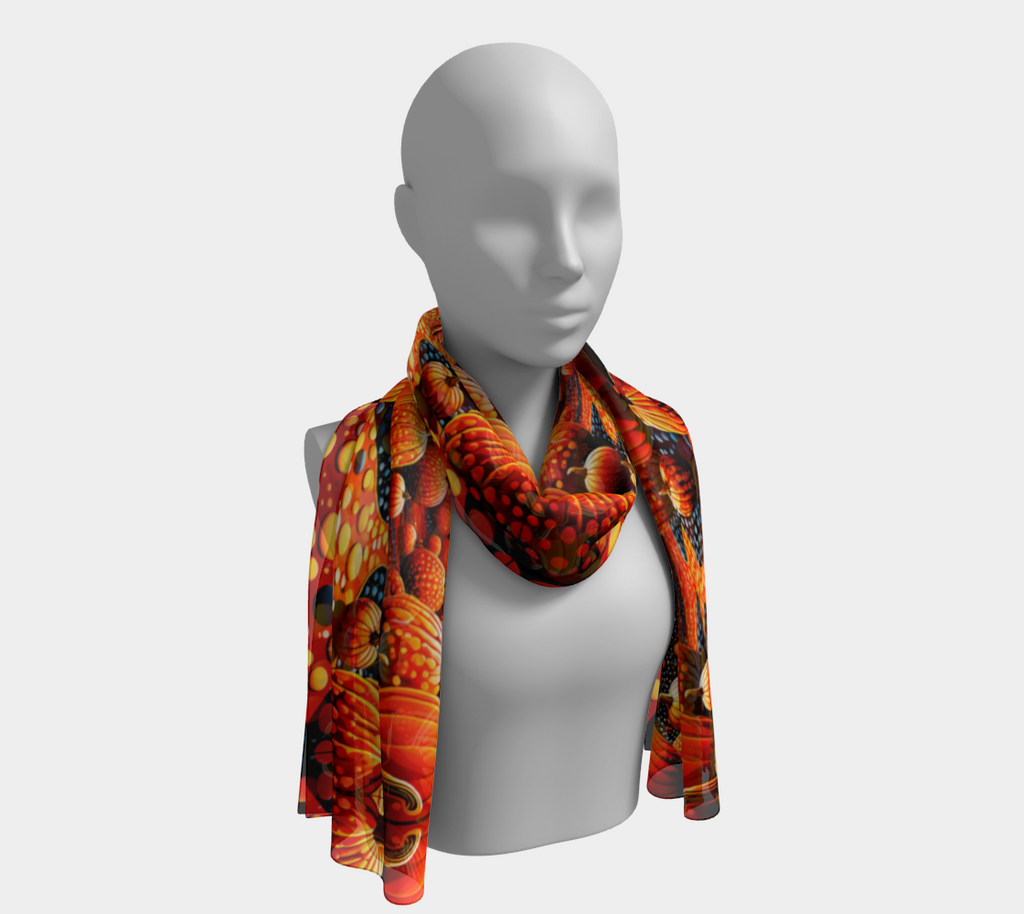 Pumpkins Long Scarf