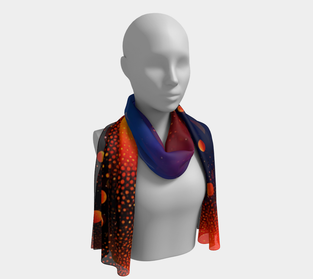 Night Sky Two Long Scarf
