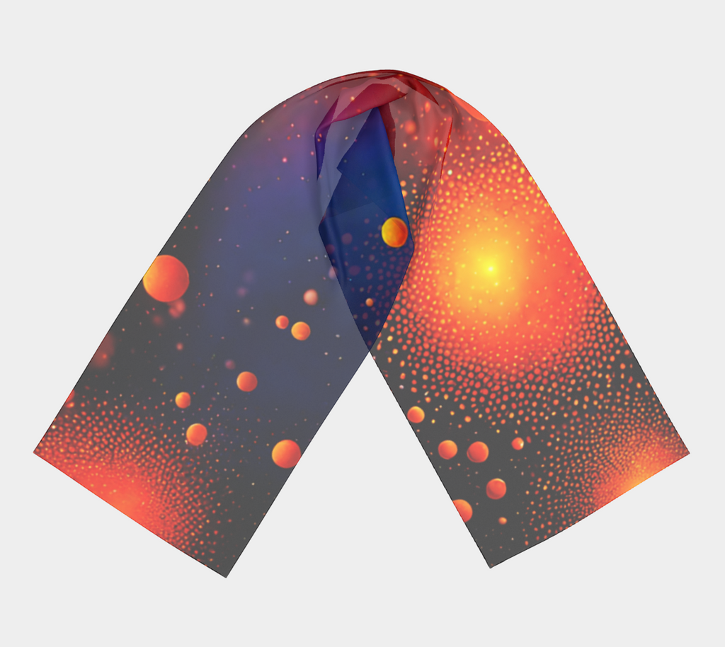 Night Sky Two Long Scarf
