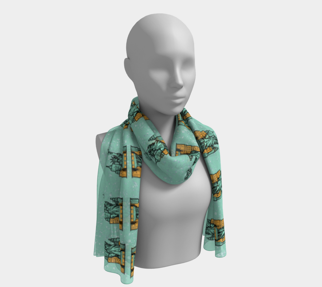 Lady Liberty Long Scarf