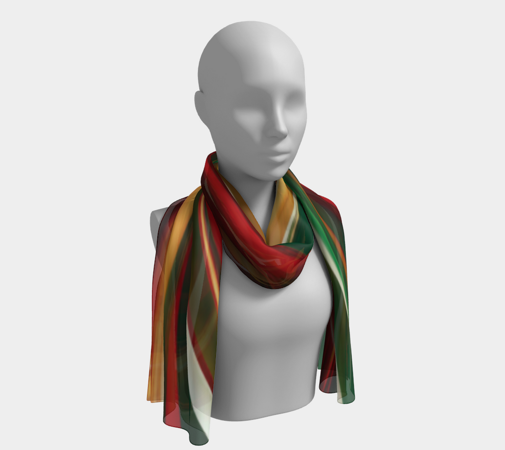 Color Lines Long Scarf