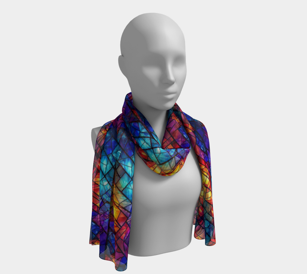 Stained Glass Long Scarf