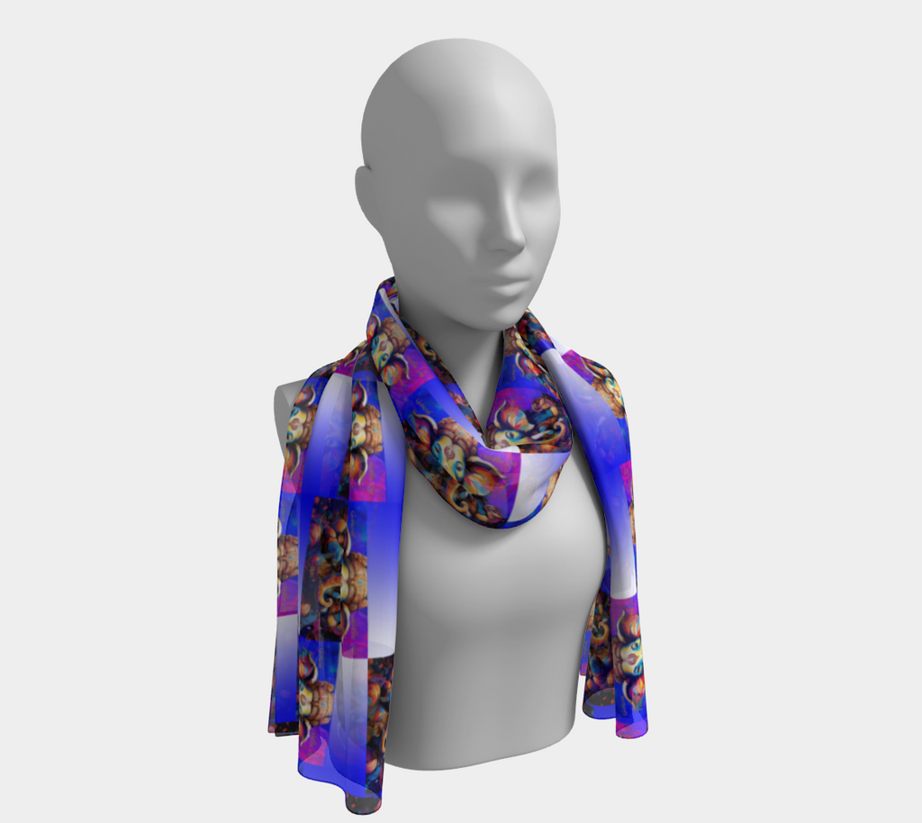 Ganesha Long Scarf