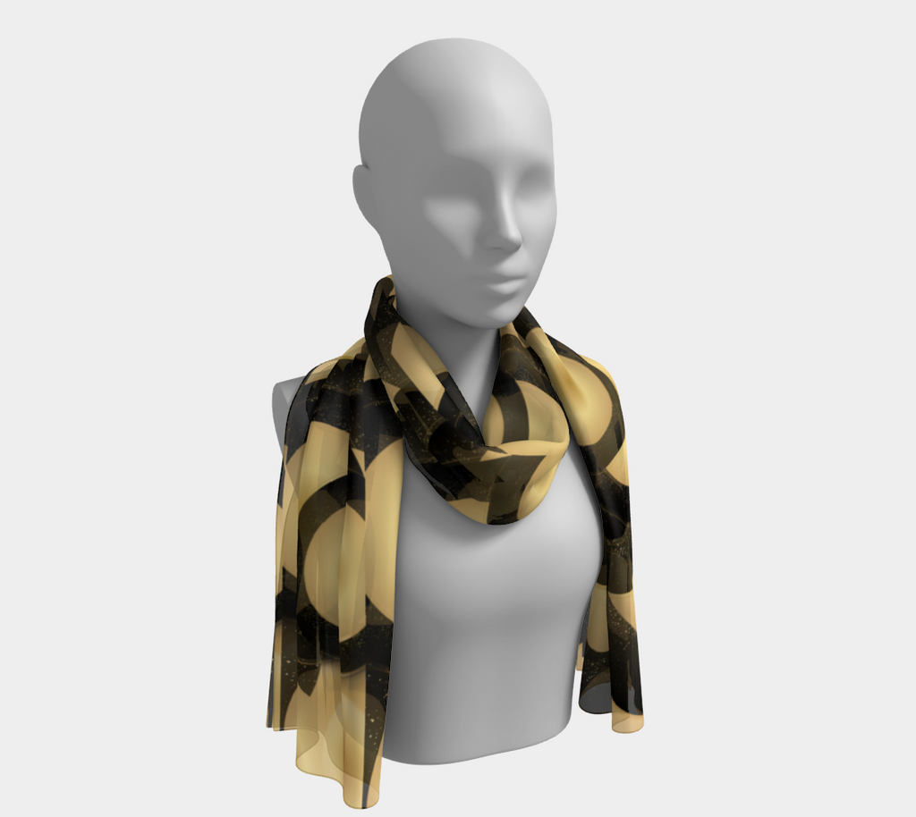 Art Deco Long Scarf