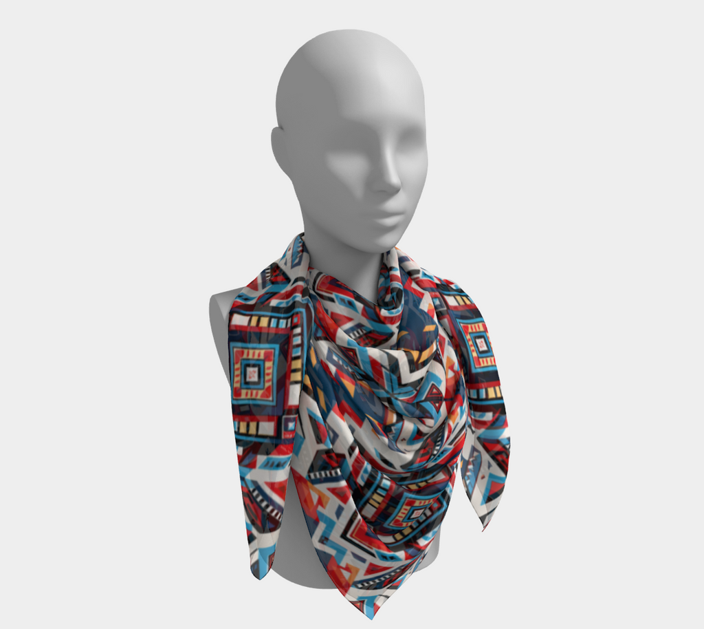 Navajo Inspired Square Scarf