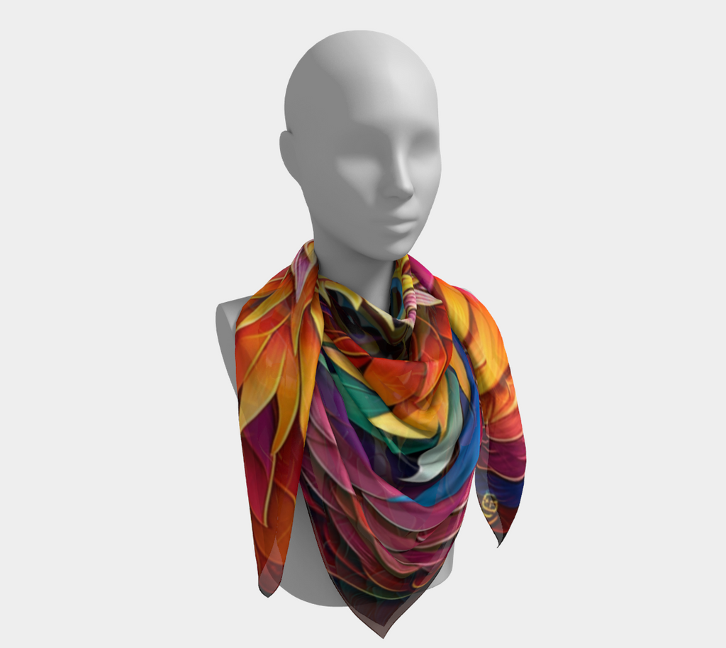 Dragon Square Scarf